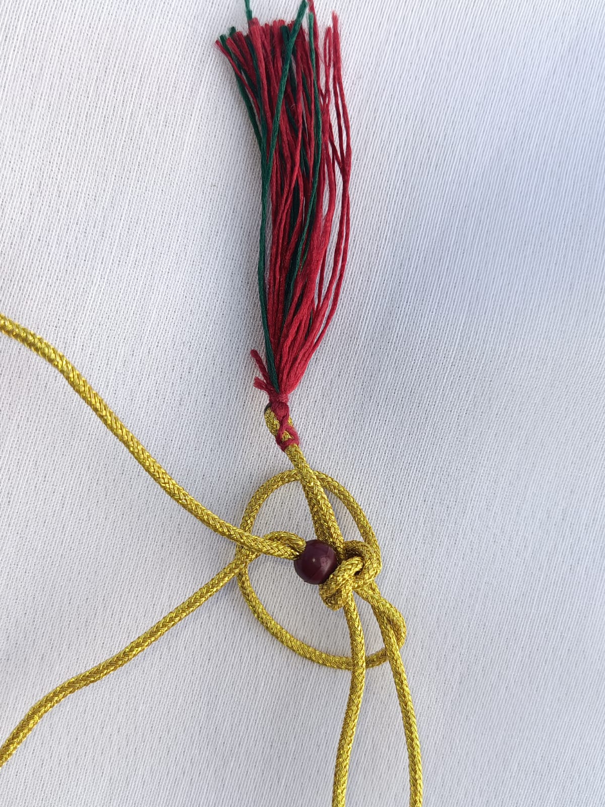 Oval shaped designer multi coloured Gold plated stone choker set - M27