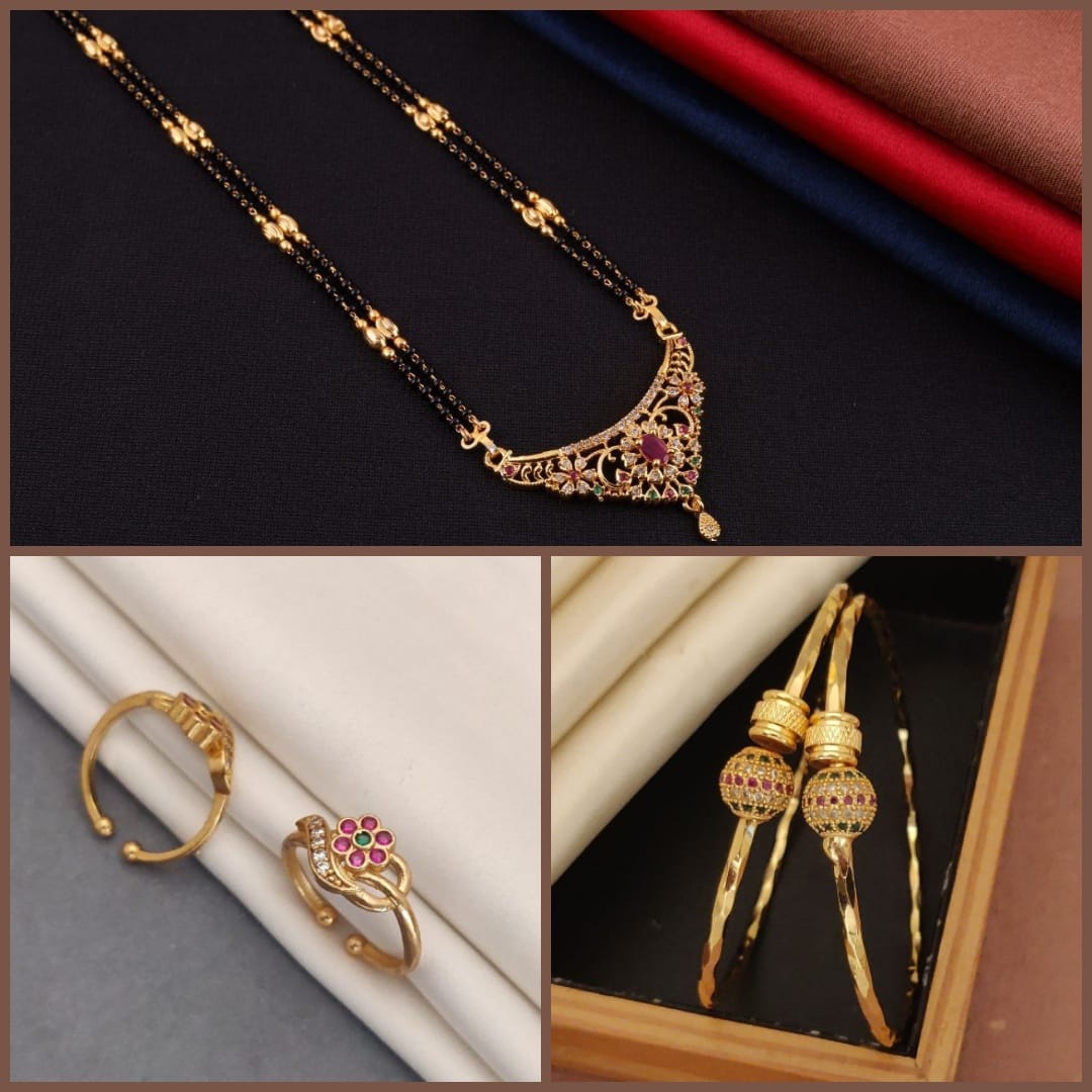 Daily use Micro Gold short size Mangalsutra E3
