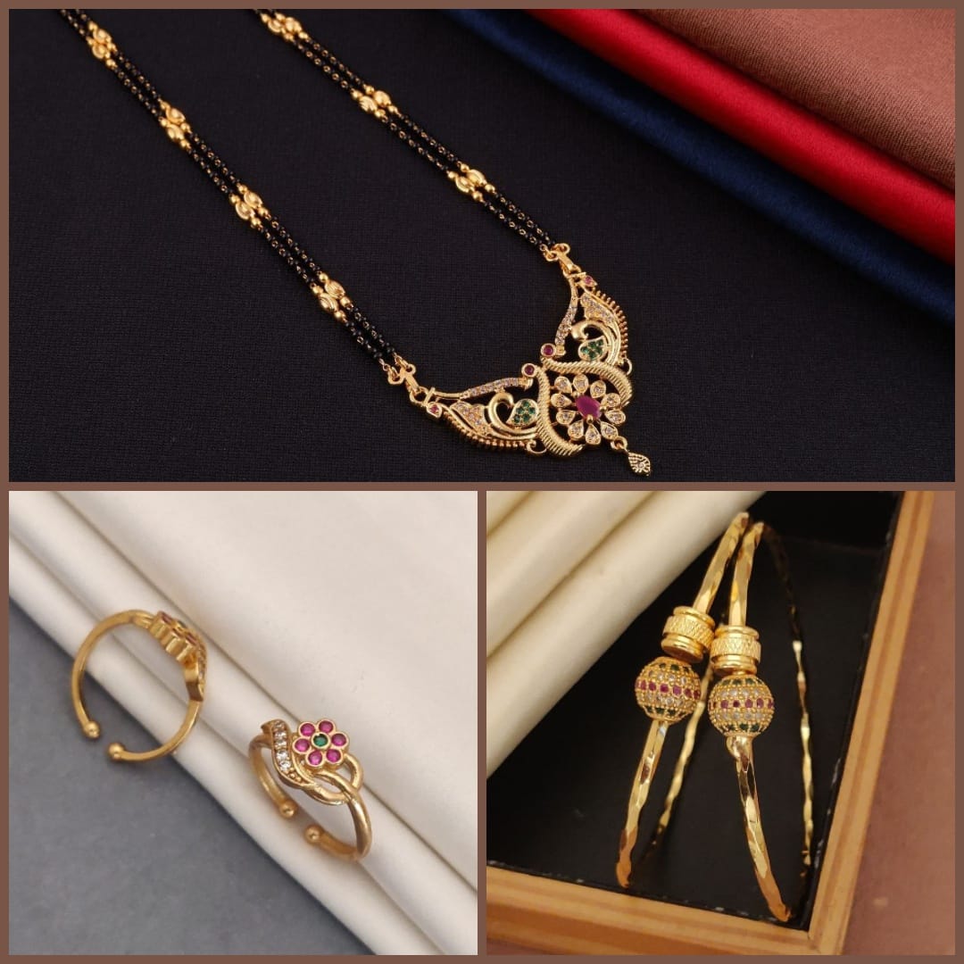 Daily use Micro Gold short size Mangalsutra E3