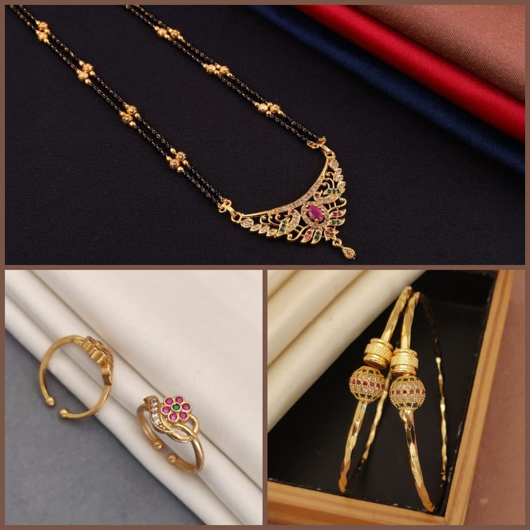 Daily use Micro Gold short size Mangalsutra E3