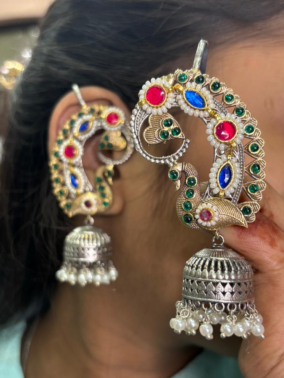 Pachi Kundan Ear Cuff